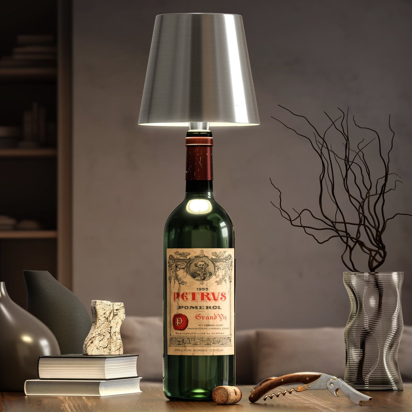 Lampe | Kabellose Flaschenlampe